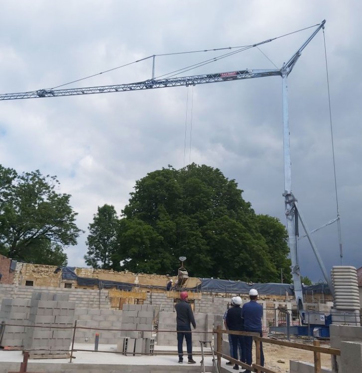 🚧 En visite de chantier dans la Marne ! 🚧#gruedechantier 🏗GP Matic 40S