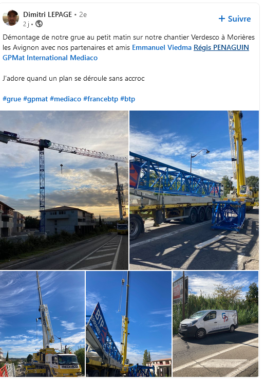 Démontage de la belle RAIMONDI MRT 159  ▶️ Ent. FRANCE BTP MÉDITERRANÉE