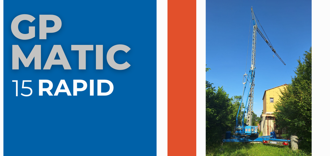 GP MATIC 15 RAPID : la grue à montage rapide qui optimise vos chantiers