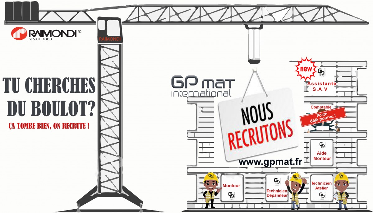 📣📣GP Mat International recrute !!📣📣