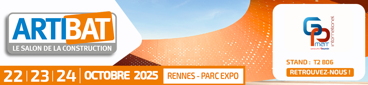 GP Mat International sera présent à Artibat 2025 !