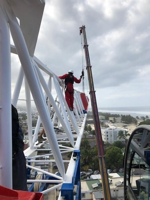 La toute première RAIMONDI MRT 234 sur l'île de la Réunion! Ent .SBTPC