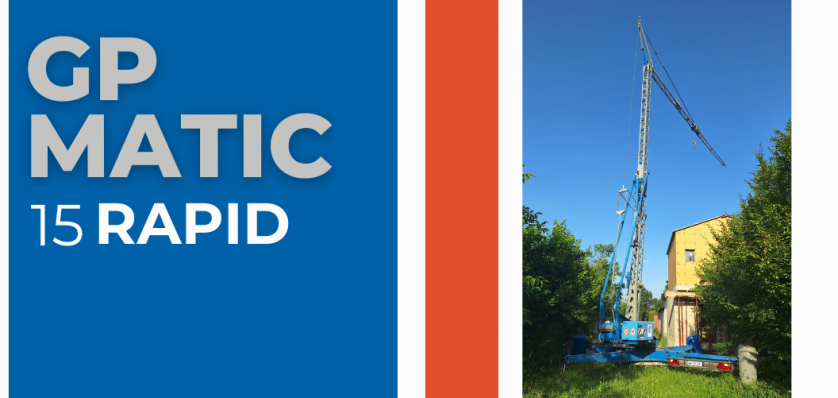 GP MATIC 15 RAPID : la grue à montage rapide qui optimise vos chantiers